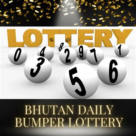 bhutan daily bumper lottery result